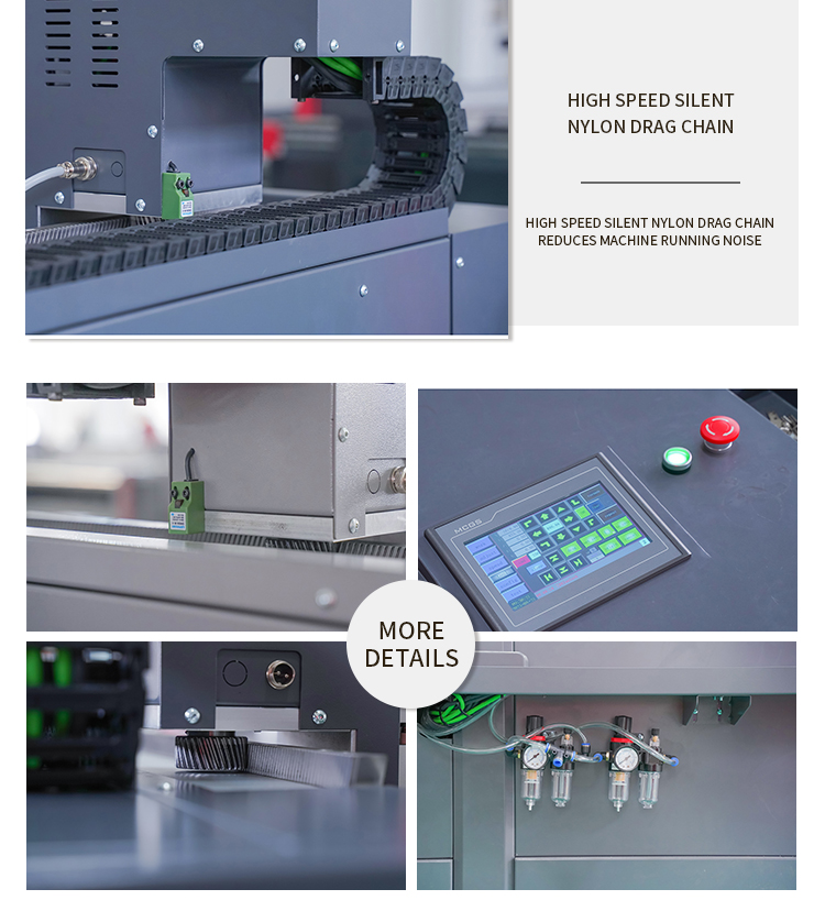 machine de d&eacute;coupe &agrave; couteau oscillant &agrave; double faisceau