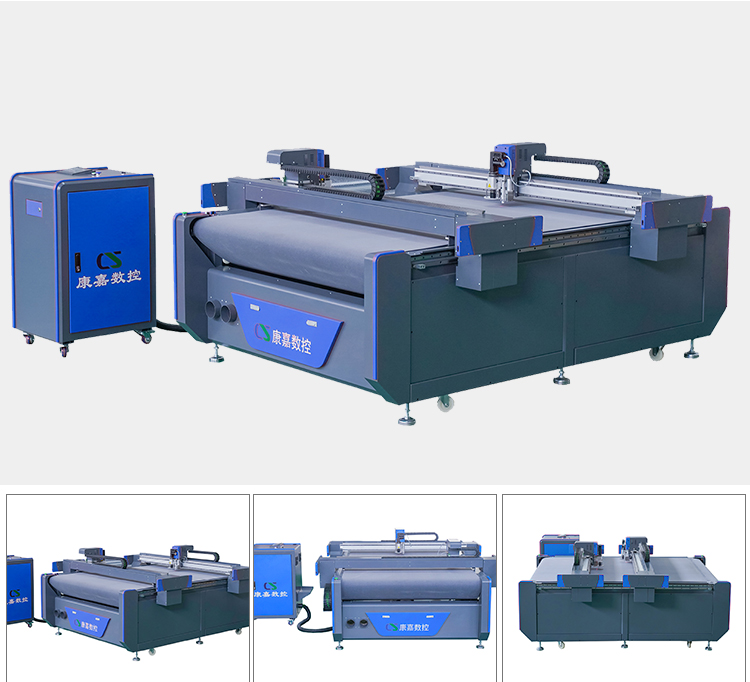 machine de d&eacute;coupe &agrave; couteau oscillant &agrave; double faisceau